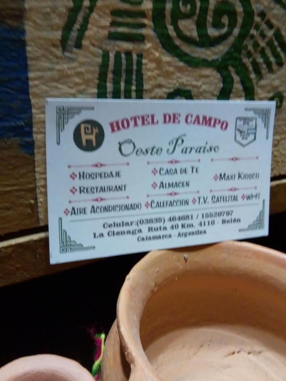 Hotel De Campo Oeste Paraiso La Ciénaga 외부 사진